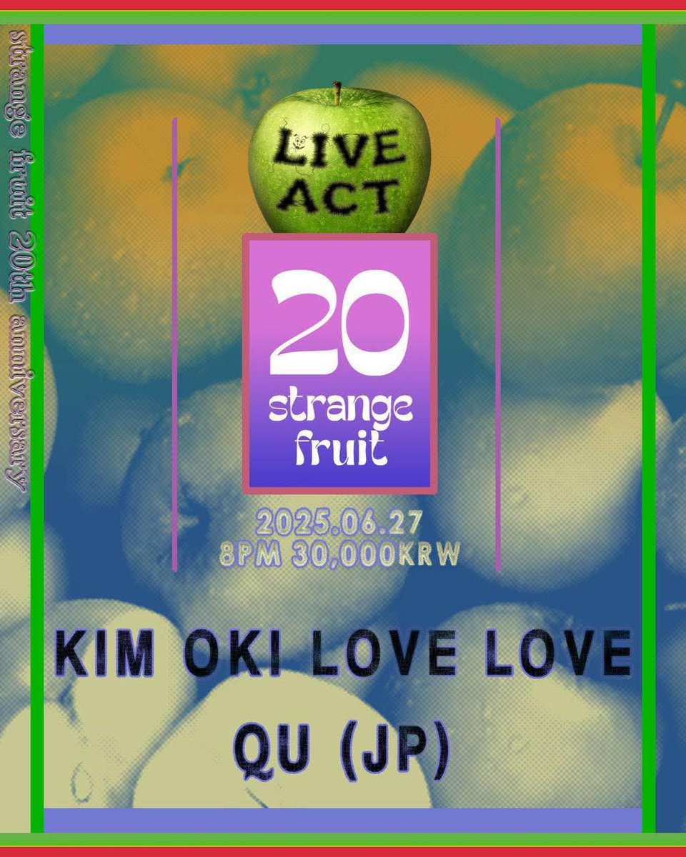 Qu_band's tweet photo. 明日から韓国ツアーです✨✨

【DAY1】
■6/27(Fri) Strange fruit Seoul
-act-
Kim Oki  love love  , Qu
______________

【DAY2】
■6/28(Sat) Senggi studio Seoul
『SMASH’D. MASH’D. BASH』

-act-
Nahua , 18Fevers , Gobchang ,Qu

▪️member
みさきまさゆき
yone
mako
Tac https://t.co/wHLMKjAWqa
