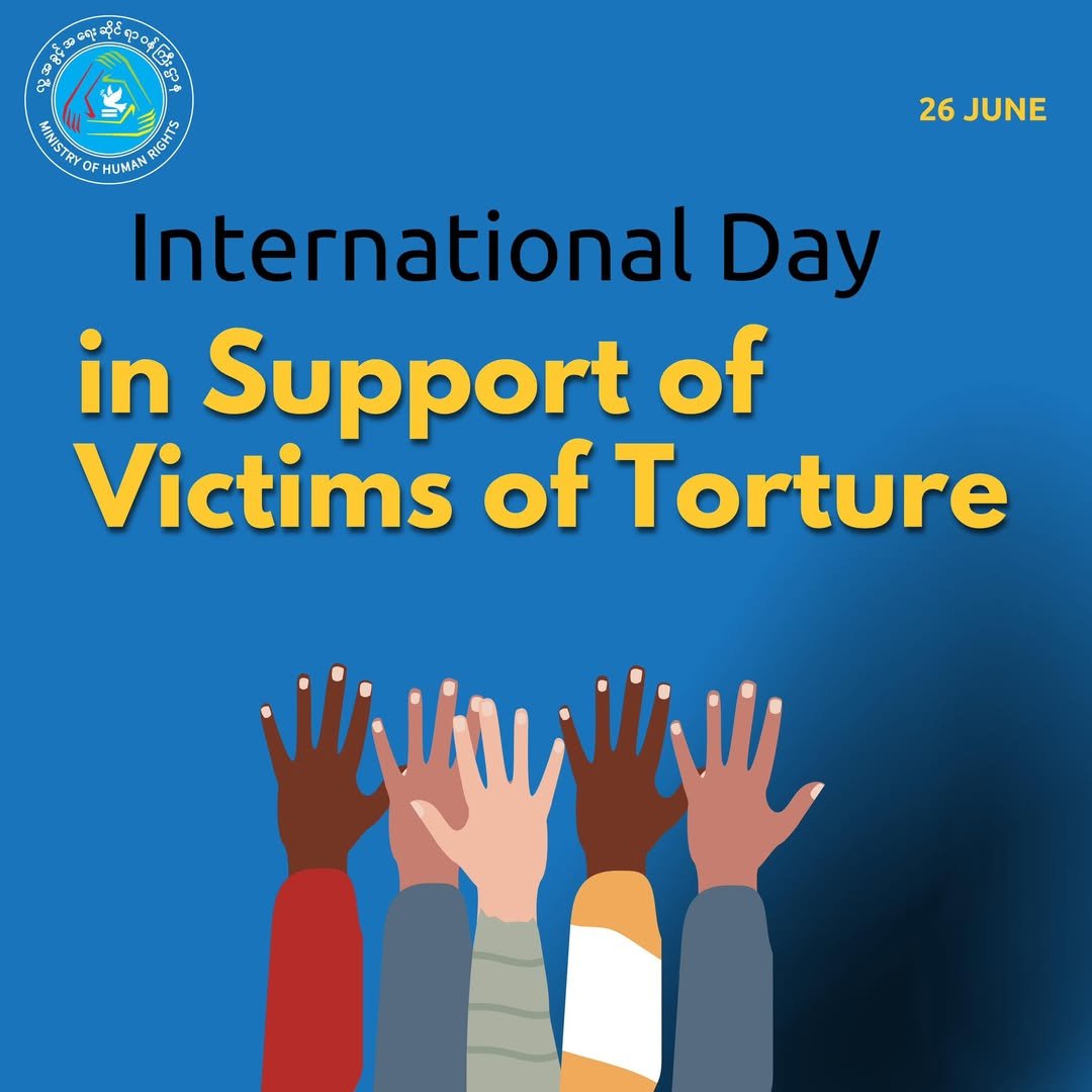 "The suffering of people facing torture continues to this day. The terrorist military is committing acts of torture everywhere. Victims urgently need support, and it’s equally important to provide rehabilitation because the long-term impact of such torture can last through