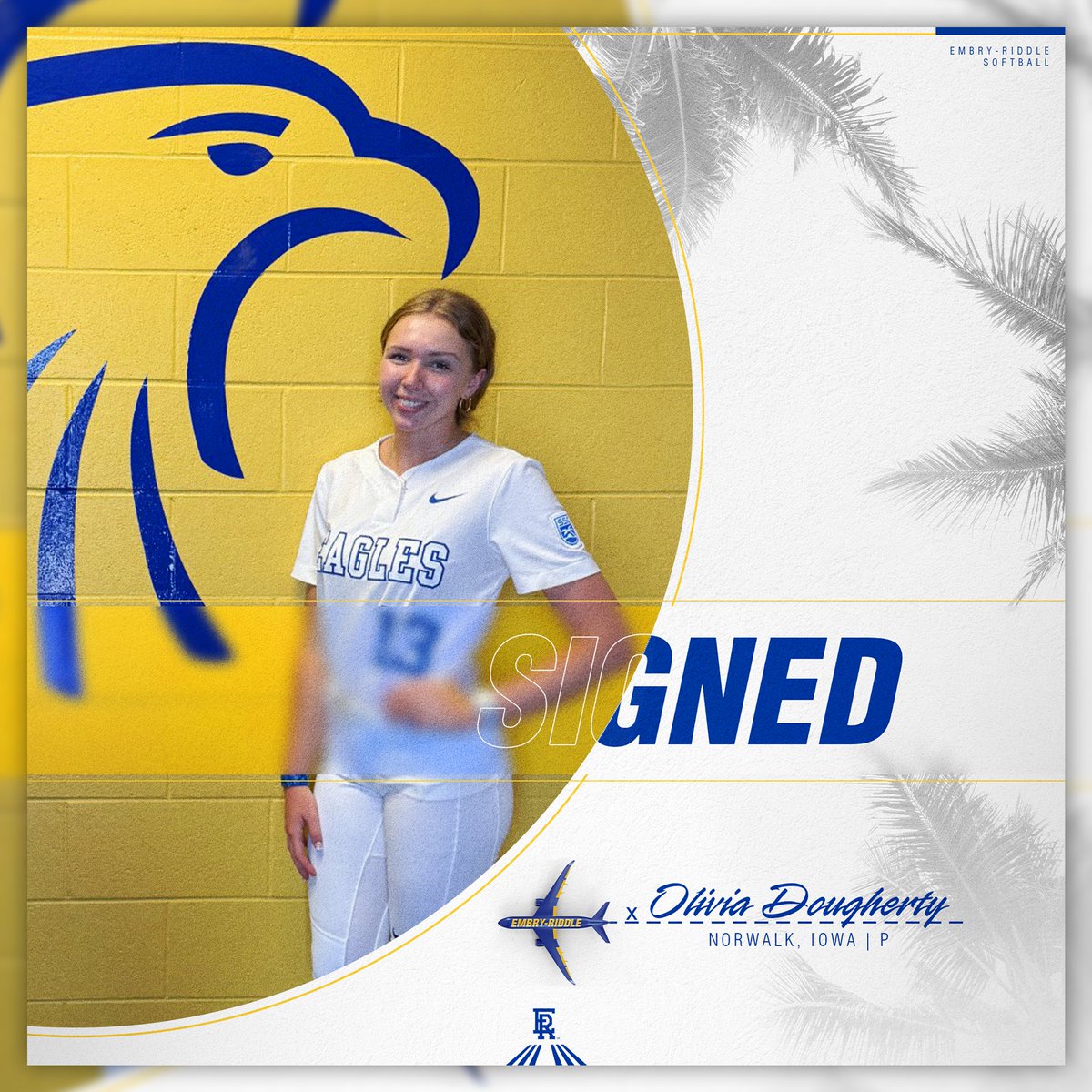 Embry-Riddle Softball (@erausoftball) on Twitter photo She’s fresh off a freshman season with 4️⃣ no-hitters at Iowa Western C.C. 🤯
Welcome, Olivia!
#Team14 #GoERAU #DaytonasHometownTeam She’s fresh off a freshman season with 4️⃣ no-hitters at Iowa Western C.C. 🤯
Welcome, Olivia!
#Team14 #GoERAU #DaytonasHometownTeam