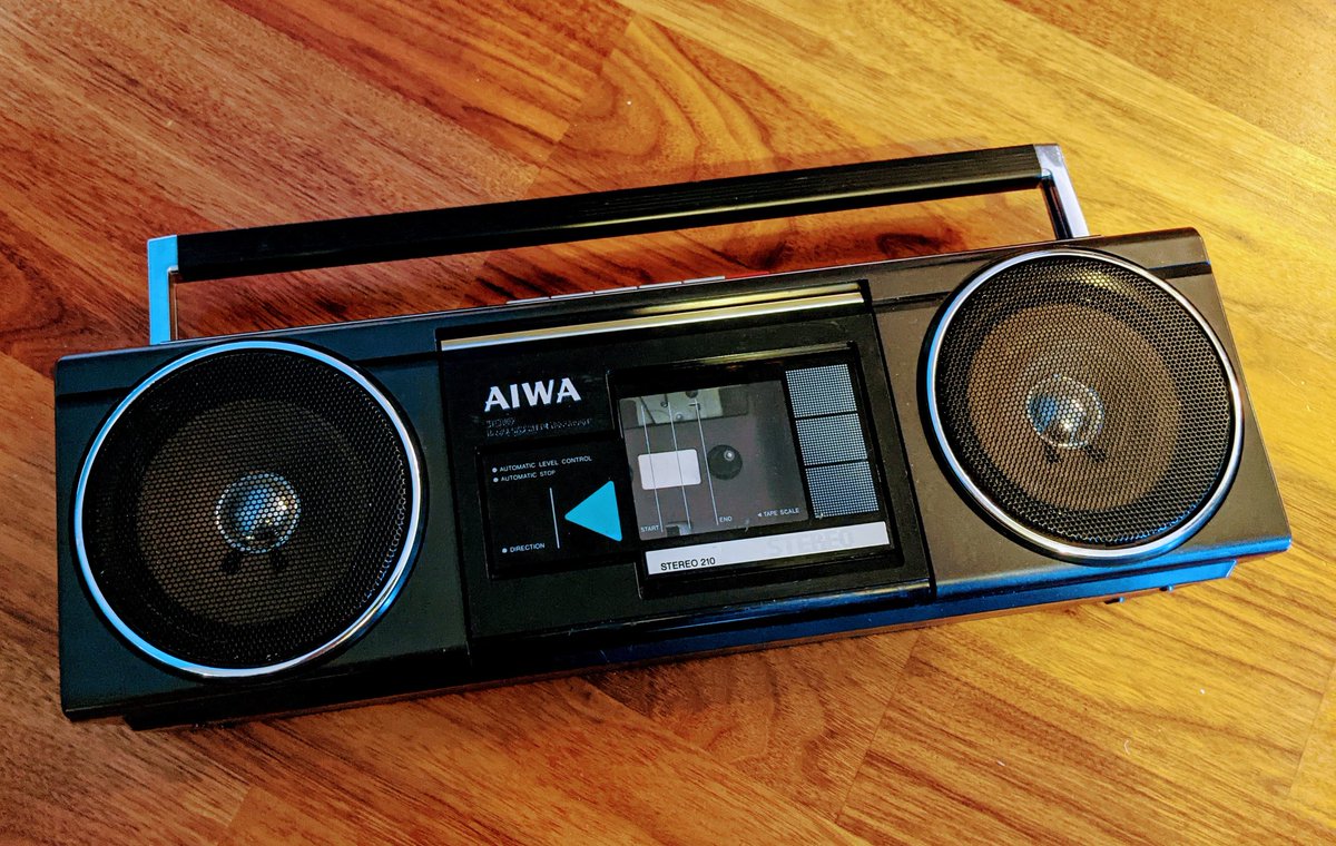 retroist (@retroist) on Twitter photo In 2021, I was at a thrift store when I spotted an Aiwa CS-210 Boombox.  I had the same one as a kid, so I took it home and cleaned it up. 4 years later and it still sounds great and is ready for another summer of playing my favorite music.
retroist.com/p/aiwa-cs-210-… In 2021, I was at a thrift store when I spotted an Aiwa CS-210 Boombox.  I had the same one as a kid, so I took it home and cleaned it up. 4 years later and it still sounds great and is ready for another summer of playing my favorite music.
retroist.com/p/aiwa-cs-210-…
