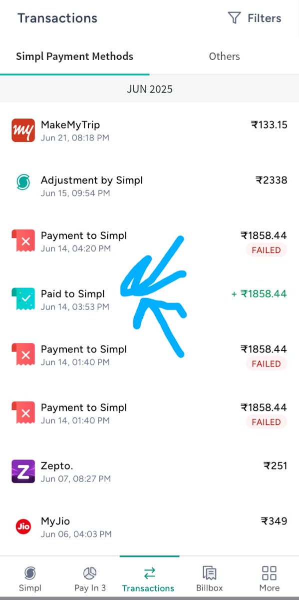 krishna_c003's tweet photo. I’m attaching the payment screenshot as proof.
I’ve done my part there seems to be a glitch on Simpl’s app, and I request this be resolved immediately before the next billing cycle starts. https://t.co/GYIBxJVylS