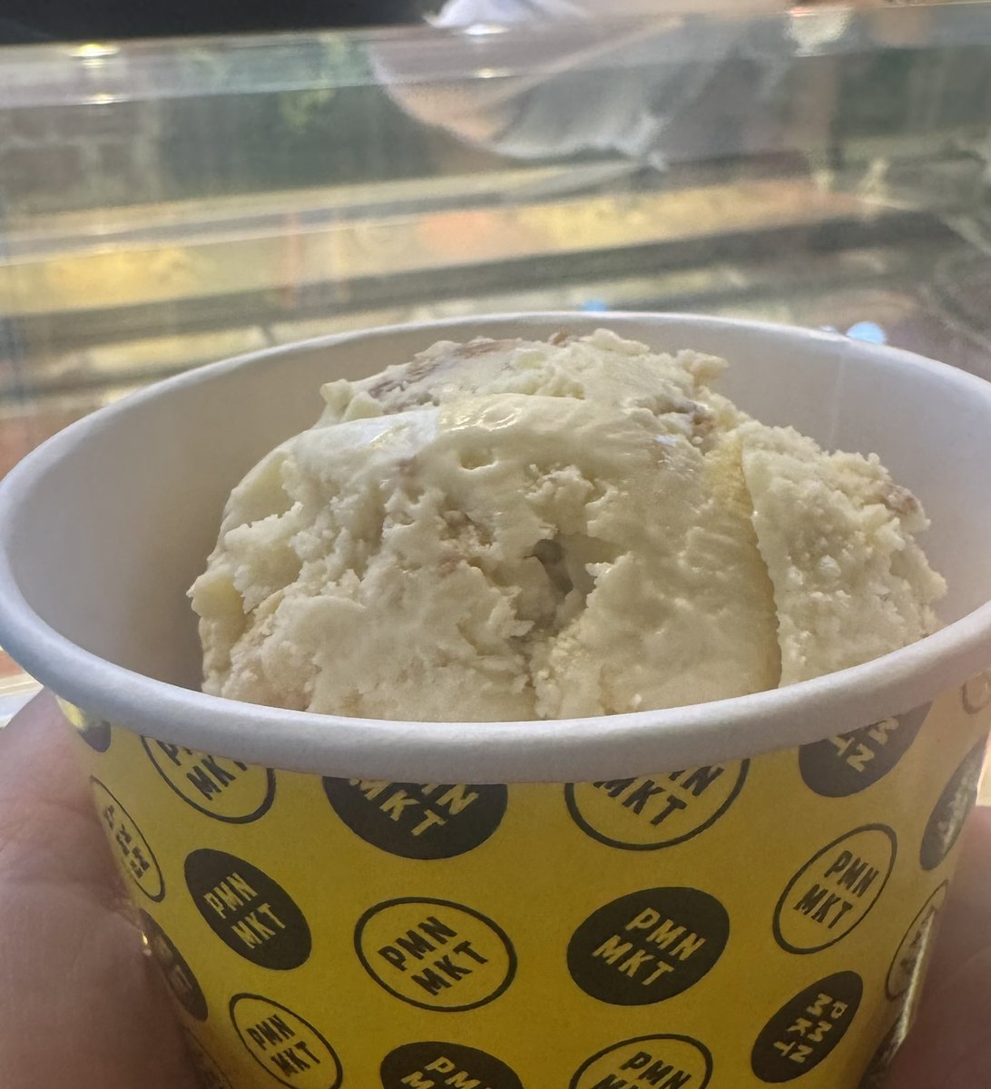 Vcampbell678's tweet photo. “P” is for Pullman Market at Pearl in San Antonio! 🍔🍦 I visit about once a week, and this time, I tried something totally unique: chicken and waffles ice cream! It features waffle cone, caramel, and a surprisingly delicious chicken stock ice cream. #SkyhawkSummer #StinsonSummer https://t.co/iibblvTsyh