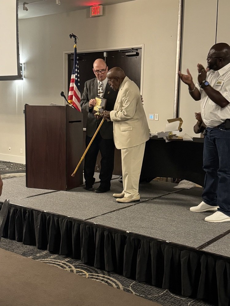 StarCitySchools's tweet photo. Congratulations to Mr. Brames Jackson for being named Arkansas Association of Pupil Transportation 2025 School Bus Driver of the Year! We appreciate Mr. Brames over 60 years of service to the Star City School District. #BeTheBest https://t.co/vx3jkNP6iU