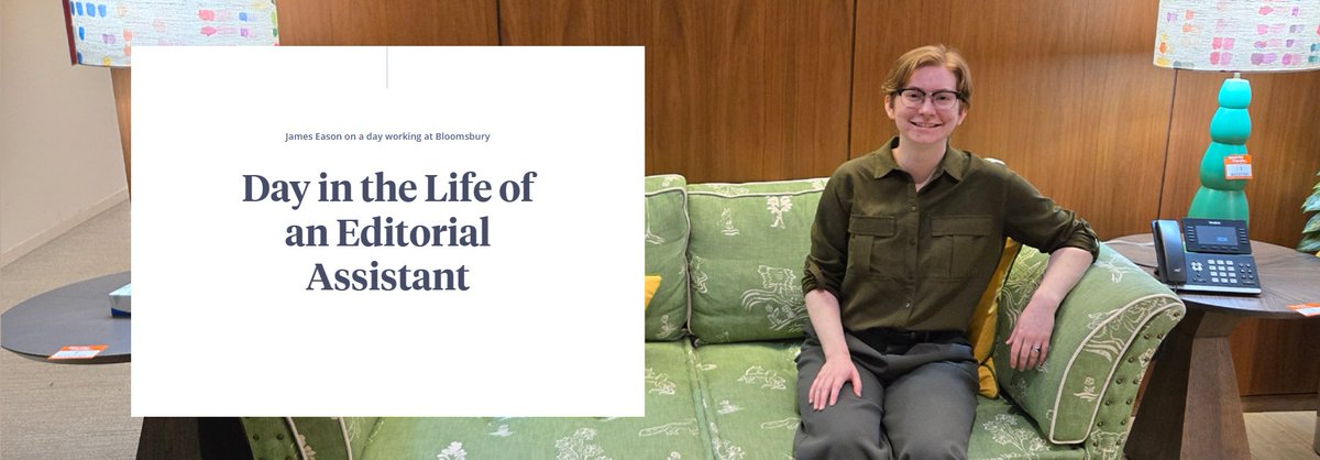 Our next Day in the Life article brings us to our New York office, where James Eason is Editorial Assistant for Music &amp; Sound Studies books.

James takes us through a single day – from clearing permissions &amp; creating companion websites to bagel day!

bloomsbury.com/uk/discover/bl…