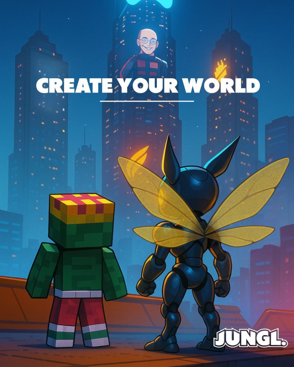 🚀 Imagine creating a game with AI, giving life to your characters, and launching it with one click.

🎮 JUNGL is building the first AI-powered Gaming + GameFi world:

✅ Create games with AI
✅ Add smart AI characters
✅ Tokenize it, make it fun
✅ Plug into GameFi tools
✅ Grow
