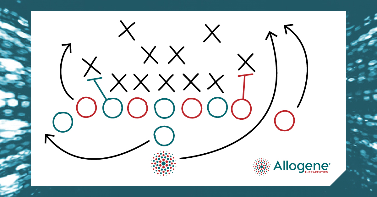 At Allogene, we’ve rewritten the CAR T playbook. Our approach to development and trial design has the potential to deliver ‘off-the-shelf’ CAR T products that do what autologous CAR T therapies cannot. $ALLO #CART #celltherapy #Immunotherapy 

Explore Innovation at Allogene: