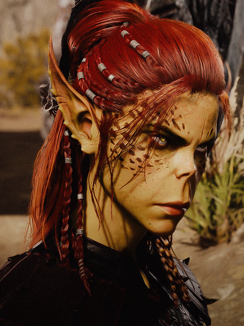 was really enjoy lae’zel’s beautiful red hair in this cutscene ❤️