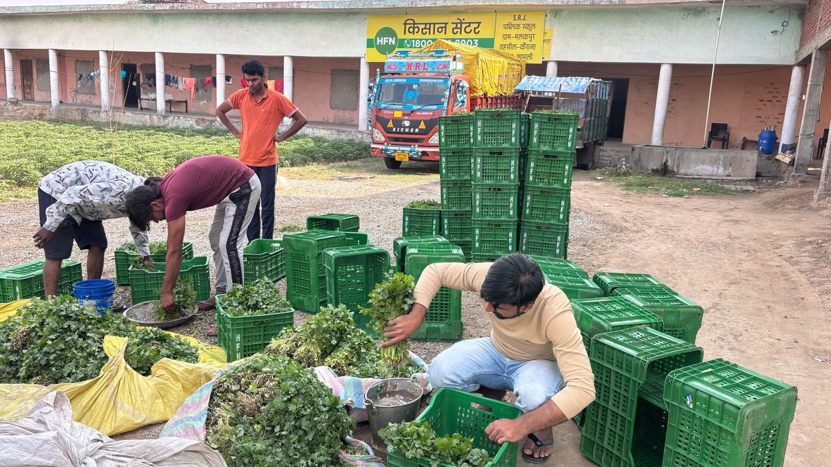 We plan to convert all our village level collection centers (spread across different states) with refrigeration units &amp; move 🥬 in refrigerated vehicles to cities, helping us maintain quality of the produce during long hot summers trips on road..

Tag folks who can help 

Leave