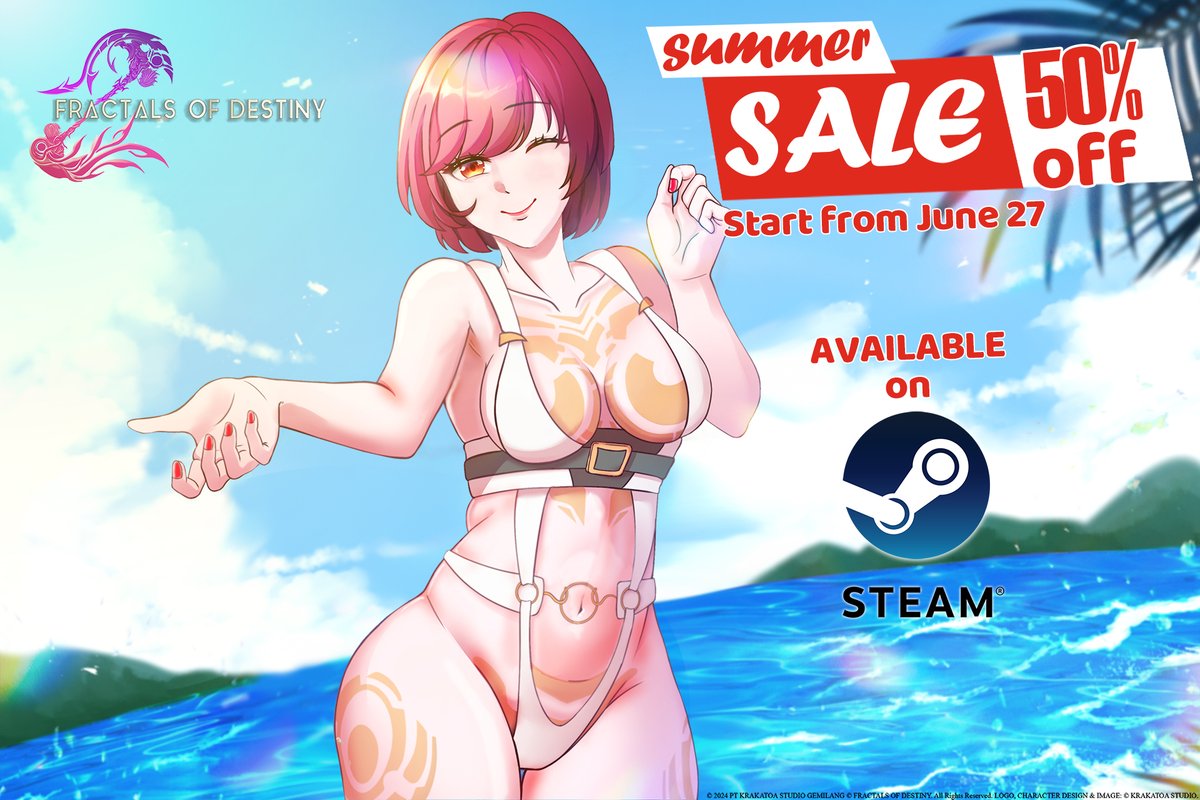 fodgameofficial's tweet photo. Sunny weather, sunny days. The Summer sale is here to stay!
Nostalgia Awaits.
It’s the perfect time to relive the golden age RPGs with full of imaginary from the PS1 into PS3 era. Classic vibes, timeless gameplay, unforgettable stories.
#steam #SummerGameFest #JRPG #UnitedStates https://t.co/bDG2q8gKTL