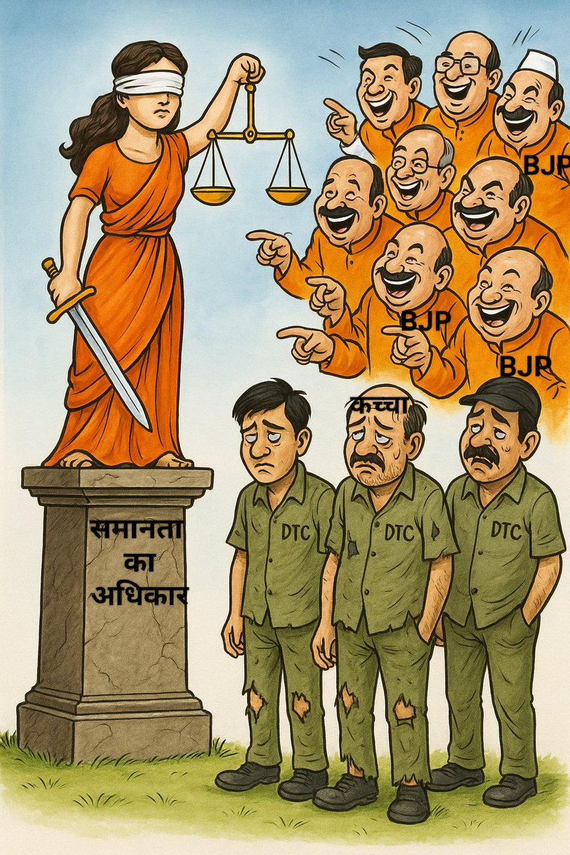 15 वर्षों से <a href="/indSupremeCourt/">Supreme Court of India</a> हमारी न्याय व्यवस्था का उपहास देश की राजधानी में उड़ता रहा है जो <a href="/BJP4Delhi/">BJP Delhi</a> सरकार अपने कर्मचारियों को ही उनका अधिकार देने में सक्षम न हो वो देश की जनता के अधिकारों की क्या रक्षा करेगी 
<a href="/PMOIndia/">PMO India</a> <a href="/HMOIndia/">गृहमंत्री कार्यालय, HMO India</a> <a href="/CMODelhi/">CMO Delhi</a> <a href="/drpankajbjp/">Pankaj Kumar Singh</a> <a href="/KapilMishra_IND/">Kapil Mishra</a>