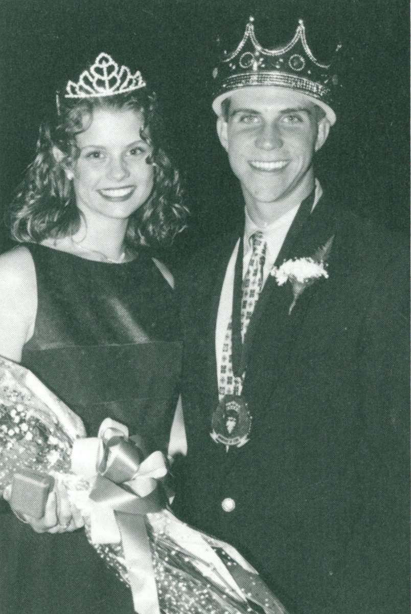 #ThrowbackThursday to TC Homecoming 1997 — when Josh Kristowski &amp; JoAnna García (now a TV star!) were crowned King &amp; Queen under the Friday night lights! 👑🏈

📅 Mark your calendars: Homecoming Week 2025 is the last week of September!