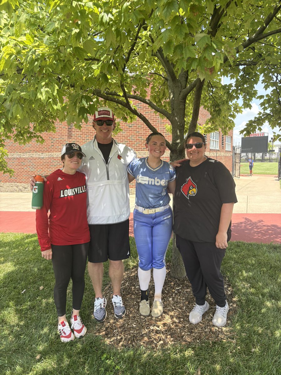 Kylie McRoberts (@kyliemcroberts2) on Twitter photo Had a blast at <a href="/LouisvilleSB/">Louisville Softball</a> yesterday! Thank you to <a href="/UofL_CoachHolly/">Holly Aprile</a> and <a href="/dee11davis/">DeeDee Morris</a> for the pitching camp. I learned how to use better pitch selection against batters and I worked on preparing myself going into Colorado this upcoming week with a positive mindset! Had a blast at <a href="/LouisvilleSB/">Louisville Softball</a> yesterday! Thank you to <a href="/UofL_CoachHolly/">Holly Aprile</a> and <a href="/dee11davis/">DeeDee Morris</a> for the pitching camp. I learned how to use better pitch selection against batters and I worked on preparing myself going into Colorado this upcoming week with a positive mindset!