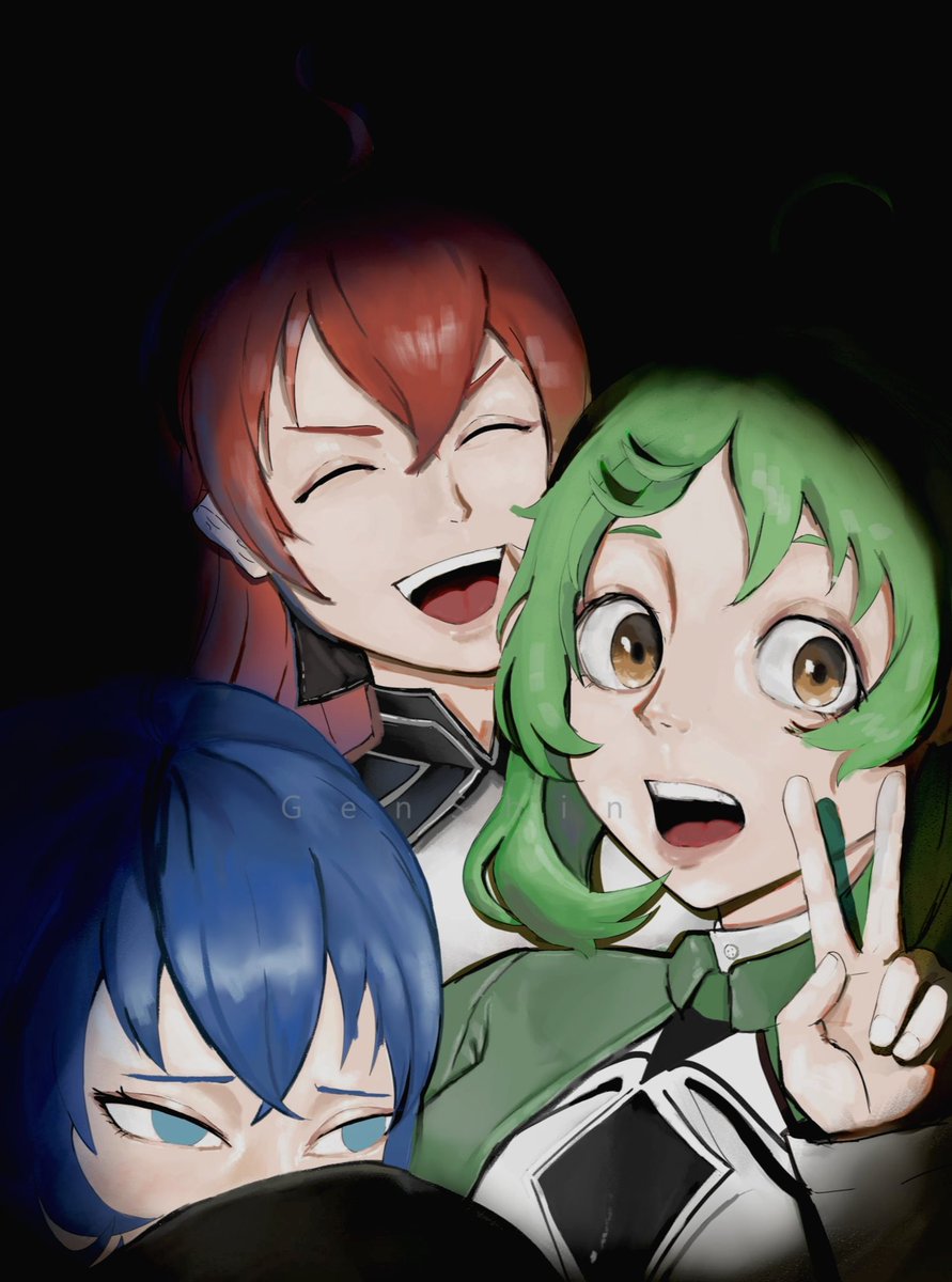 illustr4rt's tweet photo. Trio Waifu
#MushokuTensei 
#commissionsopen https://t.co/UbNdU5uOLr
