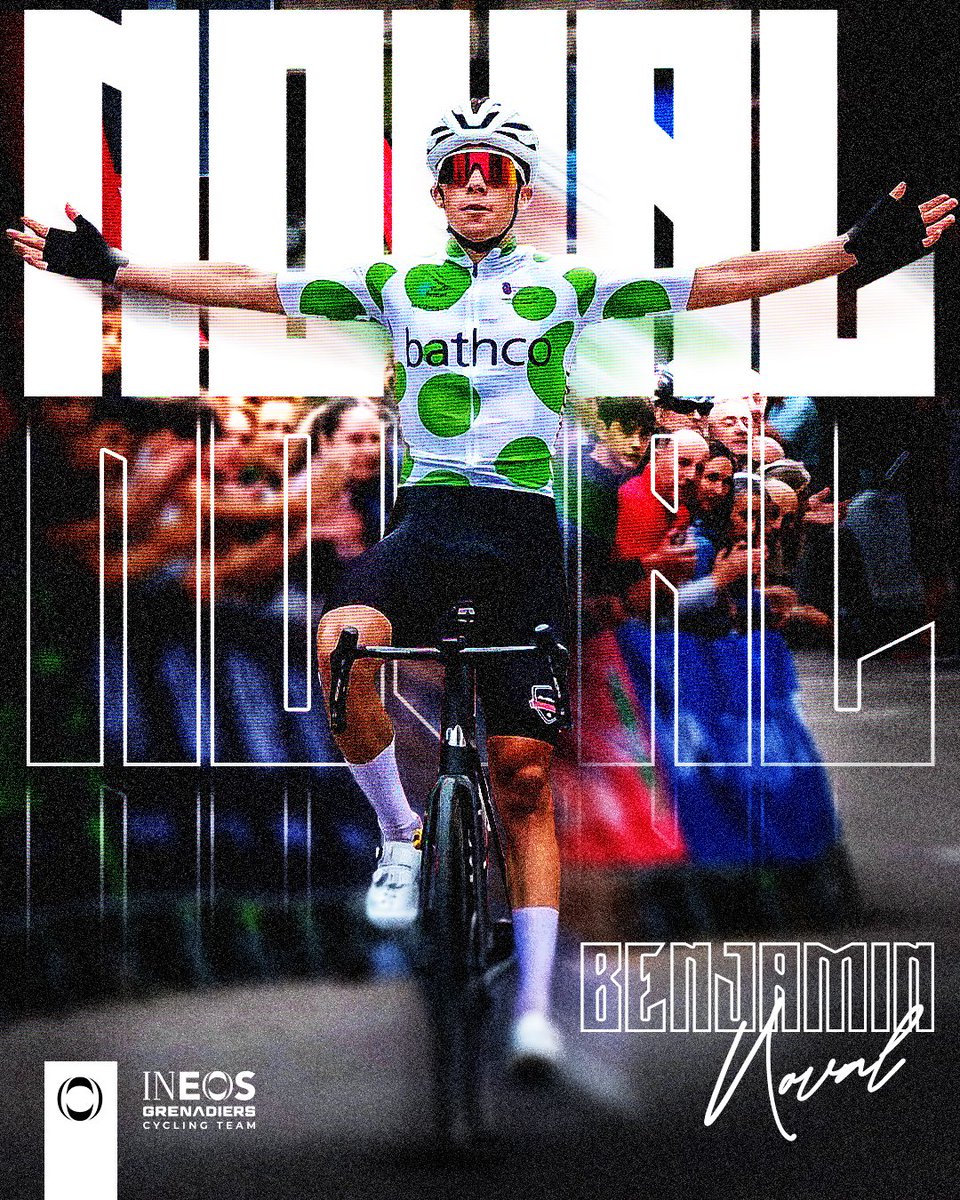 "A rider who can develop into something very special." 💫

Highly promising junior Benjamín Noval will ride for the INEOS Grenadiers from 2027 🤝

ineosgrenadiers.com/news/ineos-gre…