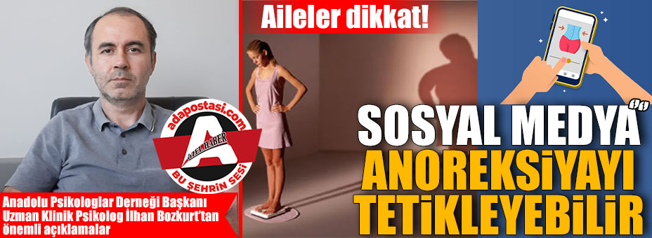 📌Aileler Dikkat: Sosyal Medya Anoreksiyayı Tetikleyebilir

🔗adapostasi.com/roportaj/25339…

<a href="/AnadoluPskDER/">Anadolu Psikologlar Derneği</a> <a href="/i_Bozkurt_/">Uzm.Psikolog İlhan BOZKURT</a> 
Kemal Genel