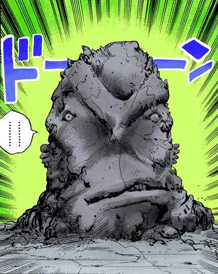 stand_day's tweet photo. We don’t talk enough about how insane of a power this is for Crazy Diamond.

He’s somehow able to merge people with objects whilst still preserving their existence. He might even be making them immortal.

He can essentially make any organism he could think of! https://t.co/8EE7Q6TIz0