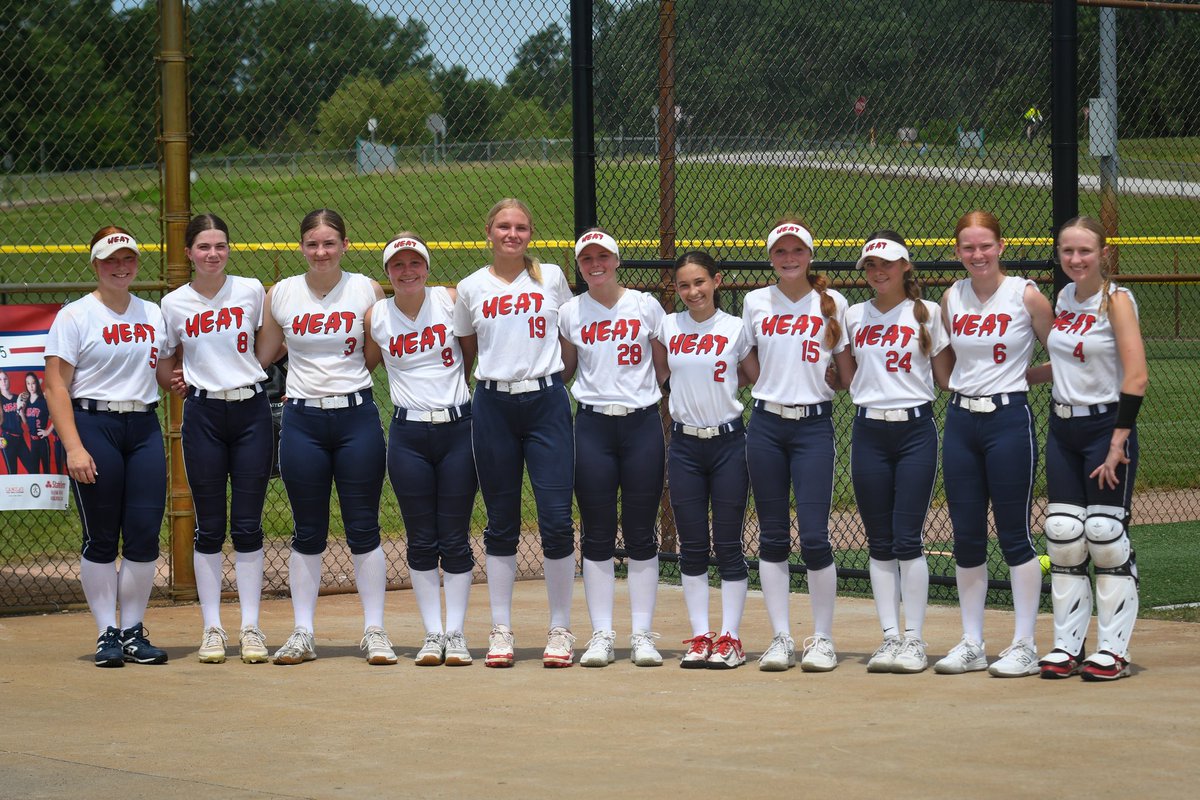 A final four finish, missing the finals by a half inning, dropping a thriller to Top Gun 28/29.

Phenomenal effort in extreme temps; these ladies battled en route to a 6-1 record at the Top Gun Gateway Showcase last weekend🔥🔥