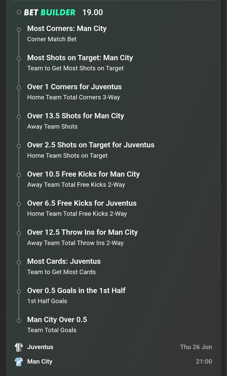 pattern_expert's tweet image. Juventus - man. city fun bet.
Don't throw too much if tailing. But statistically looks good