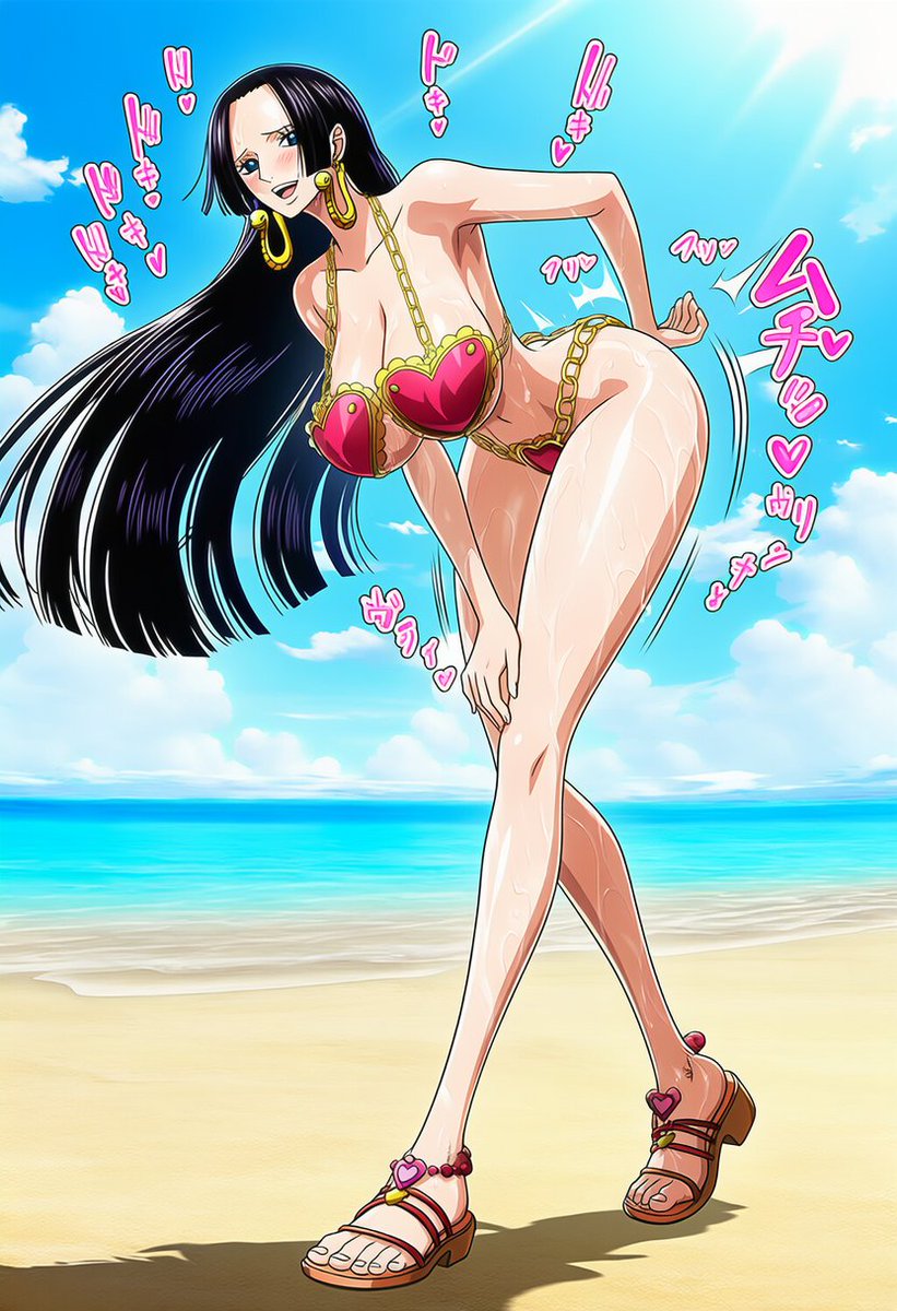 JewelryNam18449's tweet photo. Sexy Bikini Boa Hancock (One Piece) on the Beach 🌊☀
#AIart #AIanimegirl #AIanimeart #animefanart #anime #wallpaper #illustrationart #bikini #swimsuits #beachgirl #Hebihime #gleaming #onepiece #onepiecefanart #onepieceart #Hancock #BoaHancock #boahancockonepiece https://t.co/JkTkP2VabQ