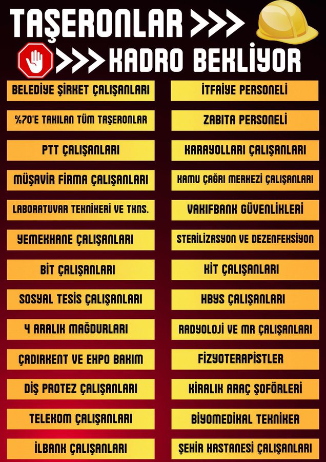 ozdogancandn's tweet photo. Kamu İşçi talepleri 🖍️
📢Taşerona Ayrımsız Kadro
📢Vergi %15'e sabitlensin
📢Haftalık 40 saat çalışma
📢Statü Değişikliği
📢Meslek kodu
📢Yemek yardımı
📢Tayin Hakkı
📢Eğitim Zammı
SadakaDeğil TopluSözleşme
EnBüyükEylem Grevdir
@isikhanvedat 
@hakiskonf @turkiskonf
@RTErdogan https://t.co/L680ijH1xG