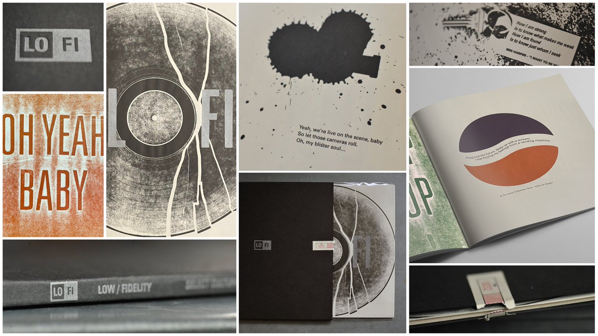 Low/Fidelity — Select Cultural Lows and Critical Fidelities of Rock and Roll. A limited edition letterpress project designed and printed with R. Michael Hendrix. Read more here: tinyurl.com/2m2pkkf2