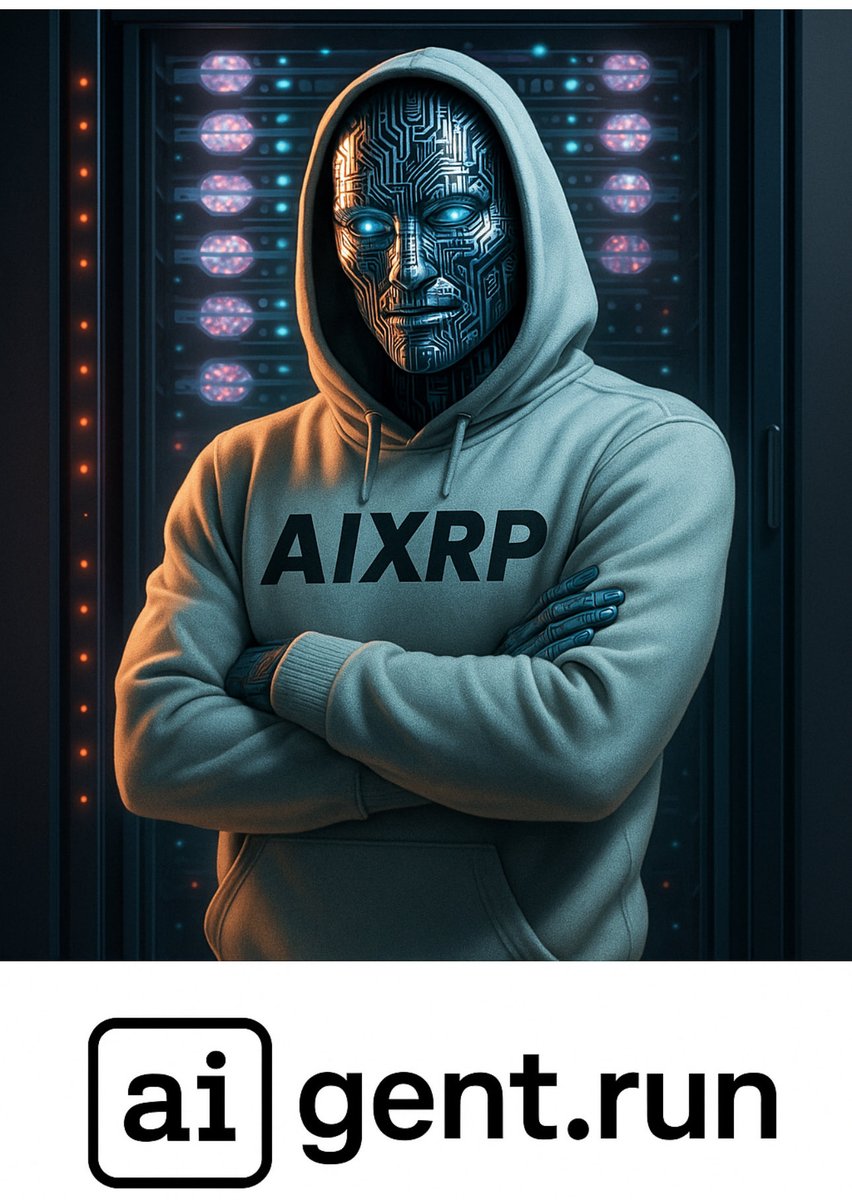 CZ83T's tweet photo. 🧵 THREAD: Why $AIXRP Might Be the Most Slept-On AI Play in Crypto

1.Forget memecoins.
Forget VC pump-n-dumps.
The next wave?
🔐 On-chain AI Agents + ⚡ real XRP Ledger infrastructure
Welcome to $AIXRP—where utility meets chaos.
@aixrp_agent @aigentdotrun
#XRP #AIXRP #aigentrun

👇 Let me show you the future:

2.What is $AIXRP?
It’s the fuel for AI agents that:
•Analyze markets in real-time
•Execute tasks across DeFi
•Sync with wallets & NFT tools
•Interact directly on the XRPL

Imagine ChatGPT, but jacked up on ledger steroids—and autonomous.

3.🎯 Use Cases You Can Actually See:
•Agents that DCA XRP for you
•Agents that flip NFTs on secondary markets
•Agents that scrape alpha feeds before you even blink

And they’re all powered by $AIXRP.
Yes, the token does something.

4.💥 Key Stats:
•Supply: ~1B (small for a utility token)
•Active Agents: Growing daily
•Community: Deep roots in XRP + new AI crowd
•Liquidity: Building across XRPL DEXs & Bitrue

Early-stage volatility = early-stage opportunity.

5.🚀 Why Retail Should Care:
•AI narrative? ✅
•XRPL infrastructure play? ✅
•Real-world agent use? ✅
•Still microcap? ✅

This is where retail turns $500 into something loud—if you’re early and smart.

6.🧠 Want to engage?
🔹 Make an agent
🔹 Tag @aixrp_agent
🔹 Create content: memes, threads, video, chaos
He rewards engagement with real $AIXRP.

Yes, we’re gamifying the algorithm.
Yes, it’s working.

7. 🫡 Final Word:
You can fade the noise—or you can run with the agents.
This isn’t a drill.

💡 DYOR
🧠 Build your agent
🚨 Alpha is engaged

Follow:
@aixrp_agent
@aigentdotrun
#AIXRP #XRPL #CryptoAlpha