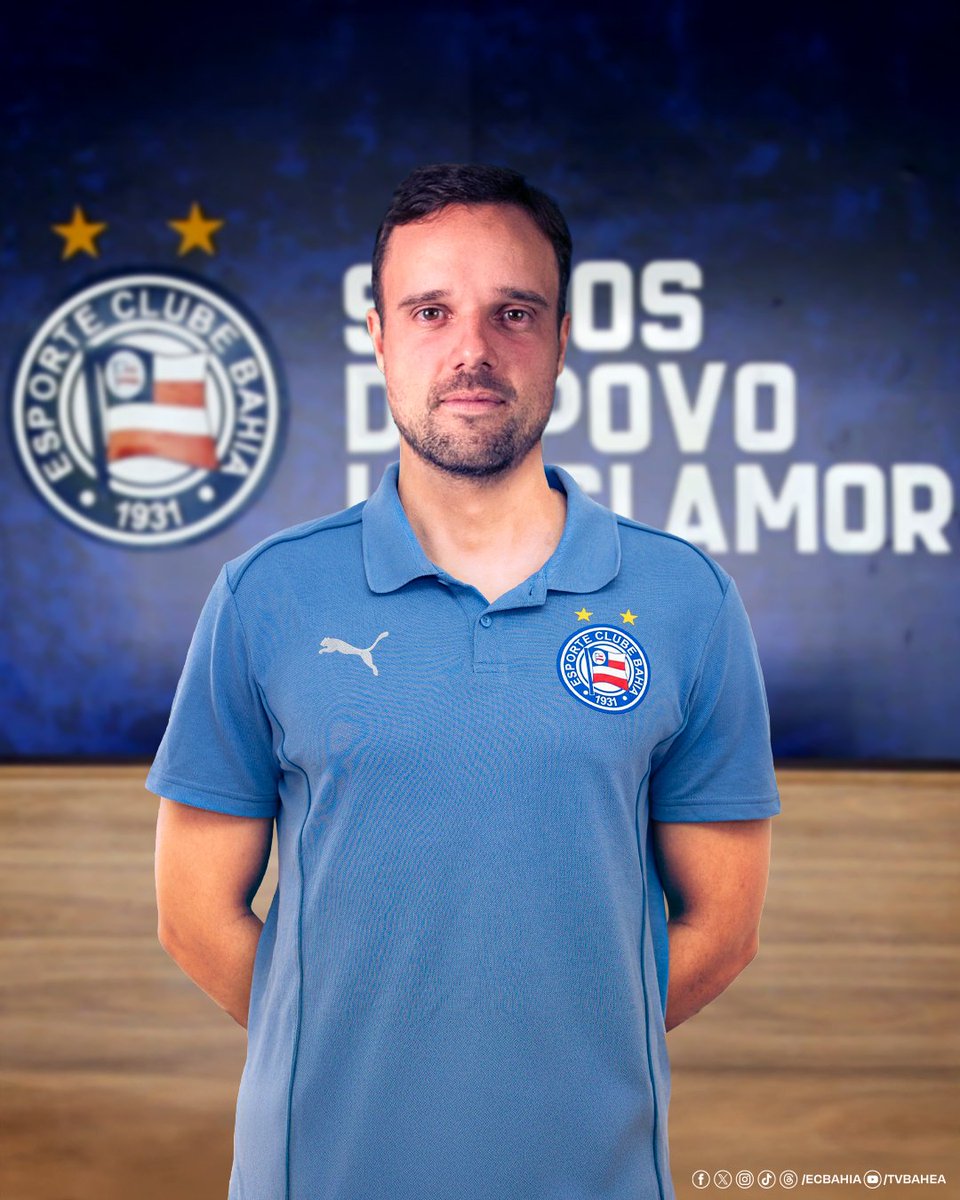 🧢 Líder do Brasileirão sub-17 com o Fortaleza, Carlos Larocca é o novo técnico da categoria no Esquadrão.

Ele substitui Leo Mendes, que voltará a dirigir a equipe feminina da Ferroviária-SP, onde foi campeão da Libertadores. Leia mais ➡️ esporteclubebahia.com.br/novo-comando-n… #PivetesDeAço