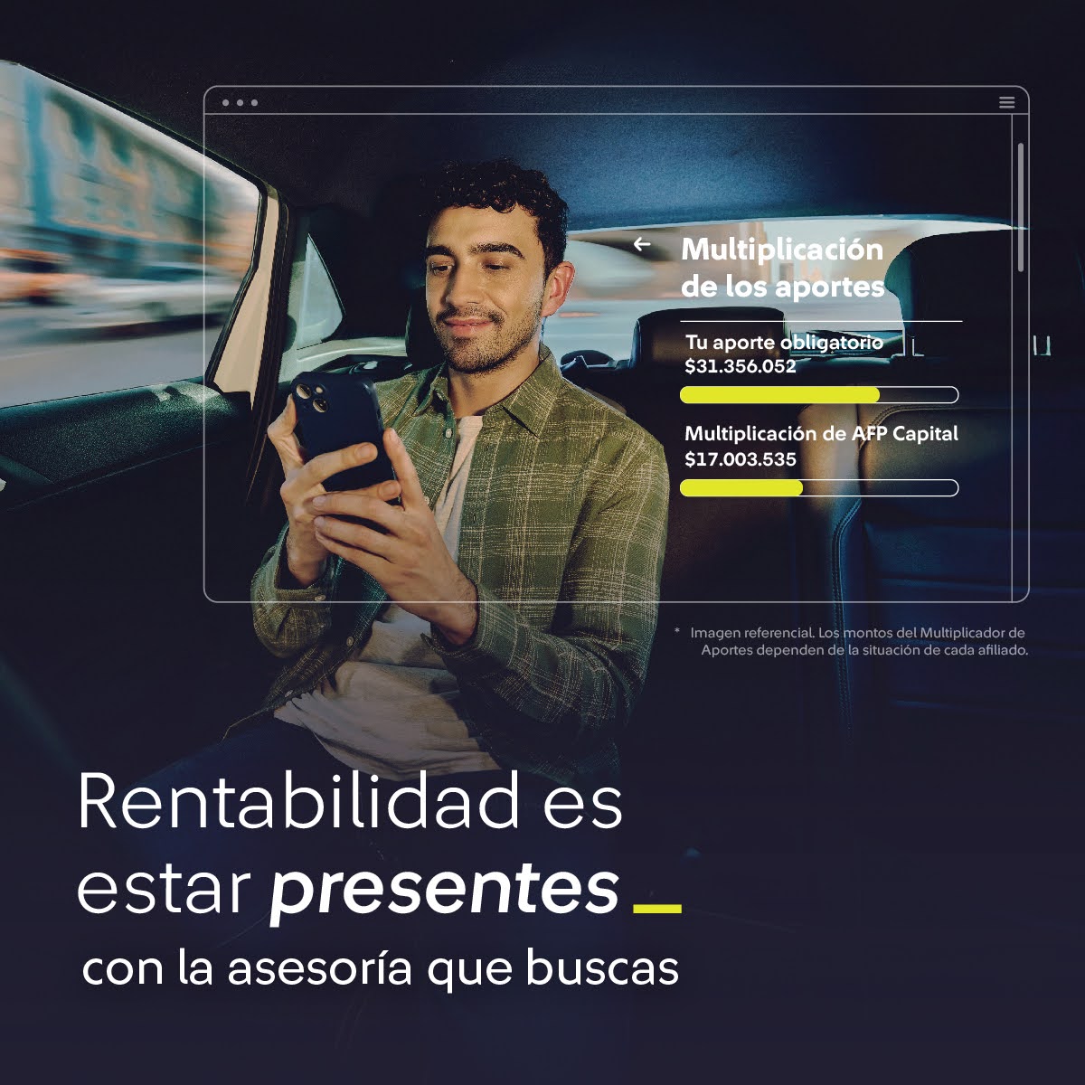 AFP_Capital's tweet image. En Capital, sabemos que no es lo mismo estar, que estar presentes. Por eso, te acompañamos con asesoría experta y servicios pensados para ayudarte a tomar mejores decisiones sobre tu futuro. Conoce más en afpcapital.cl 📲