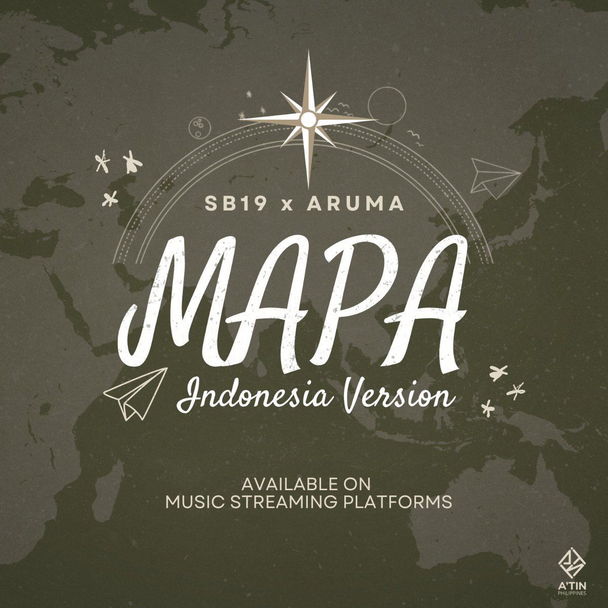 SB19_ATINph's tweet photo. From their heart to our ears — finally MAPA (Indonesian Ver.) by SB19, Aruma is out now! ✨🧭

Every lyric, every note — make sure to listen with your heart 💙

MAPA INDONESIAN VER OUT NOW
#SB19 @SB19Official
 #UntukMamaPapa #SB19xARUMA https://t.co/tDzA16gt8e