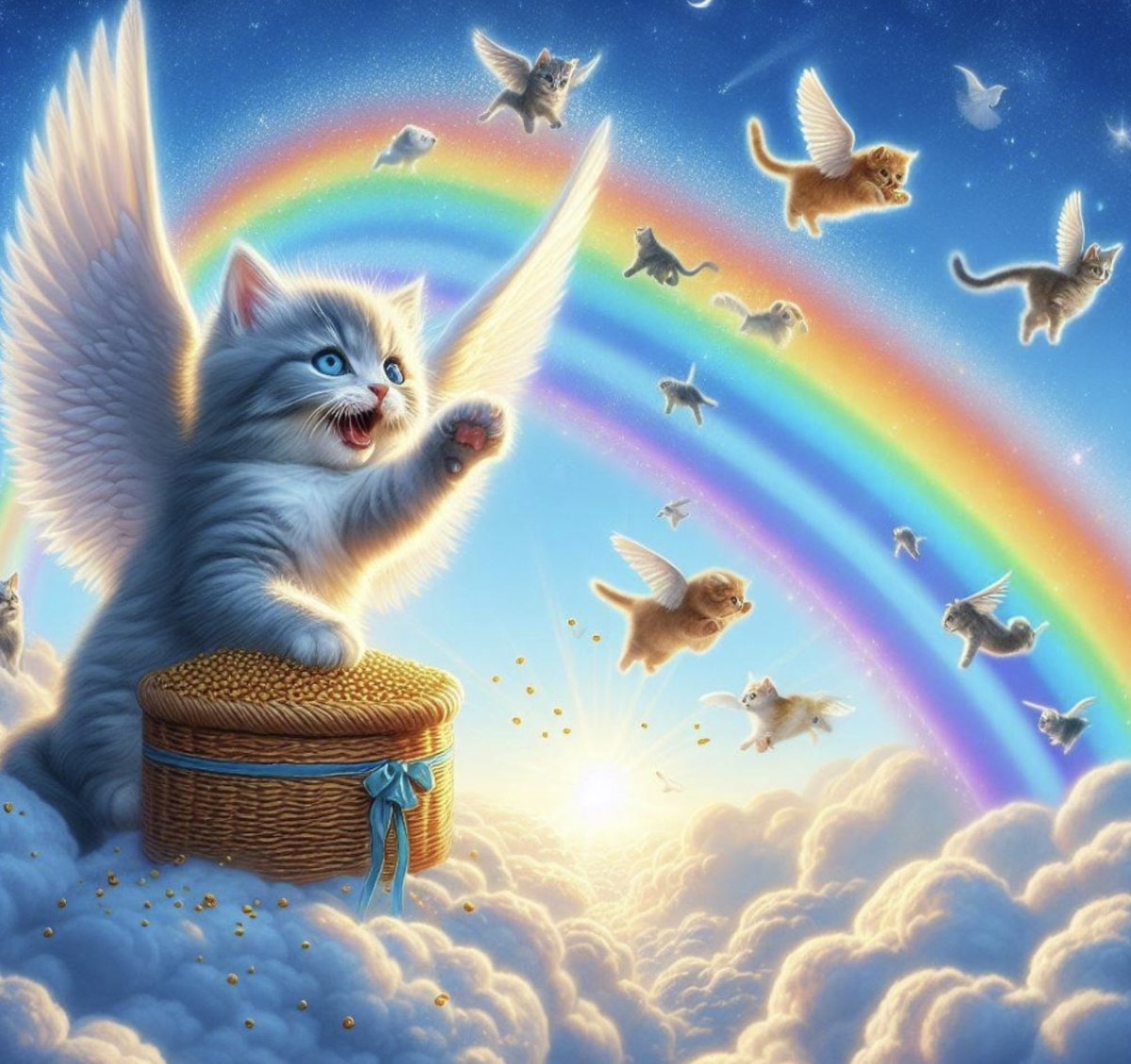 rainbowdancer12's tweet photo. Our beloved Baggins went over the rainbow bridge yesterday #rainbowbridge #grief https://t.co/iCX8Vjl78v