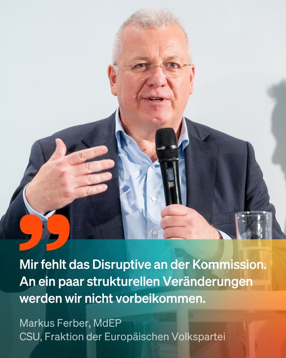 Um Europas Versicherungswirtschaft im globalen Wettbewerb zu stärken, müssen regulatorische Entlastungen eingeführt werden, argumentiert
<a href="/MarkusFerber/">Markus Ferber</a> (EVP) bei der #VersReg25. Das bedeutet auch, dass man existierende Strukturen sehr pragmatisch überprüfen muss.