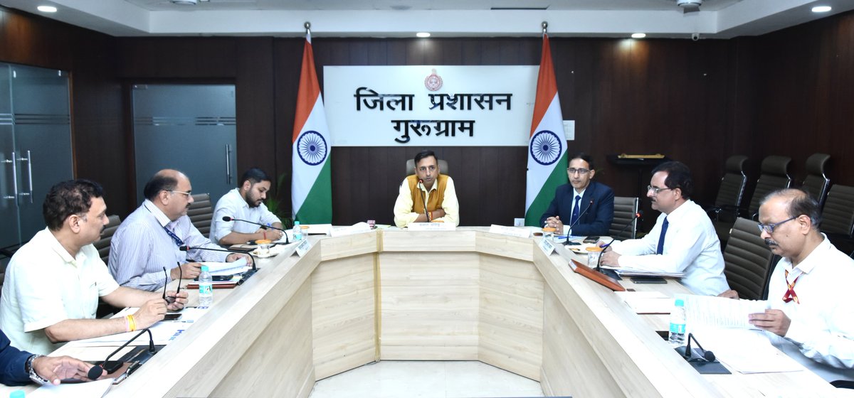 📊 District-Level Bankers’ Review &amp; Advisory Committee Meeting Held in Gurugram

Today, Under the chairmanship of Additional Deputy Commissioner Shri Vatsal Vashisth, the District-Level Consultative Committee (DLCC) and Review Committee Meeting was held at conference hall of the
