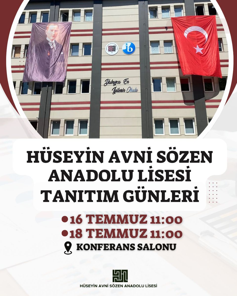 Hüseyin Avni Sözen Anadolu Lisesi tweet media
