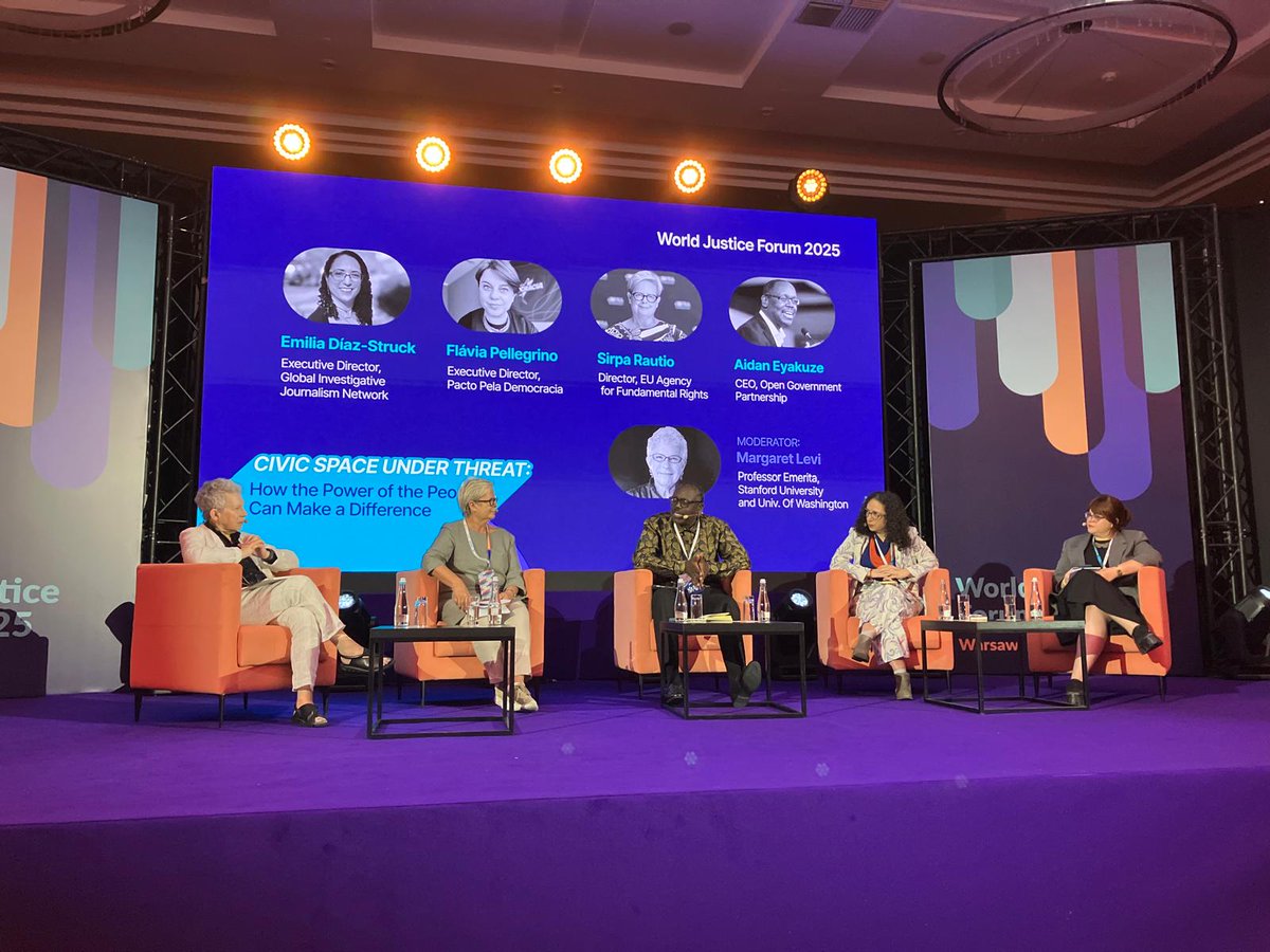 EU Fundamental Rights ➡️ #HumanRights (@eurightsagency) on Twitter photo At today’s #WorldJusticeForum, <a href="/EURightsAgency/">EU Fundamental Rights ➡️ #HumanRights</a> Director @Sirpa_Rautio pledged to #StandUpForTheRuleofLaw by continuing to:
🔹Research, monitor & report on #RuleOfLaw developments
🔹Deliver robust evidence-based policy advice
🔹Cooperate & exchange knowledge with stakeholders At today’s #WorldJusticeForum, <a href="/EURightsAgency/">EU Fundamental Rights ➡️ #HumanRights</a> Director @Sirpa_Rautio pledged to #StandUpForTheRuleofLaw by continuing to:
🔹Research, monitor & report on #RuleOfLaw developments
🔹Deliver robust evidence-based policy advice
🔹Cooperate & exchange knowledge with stakeholders