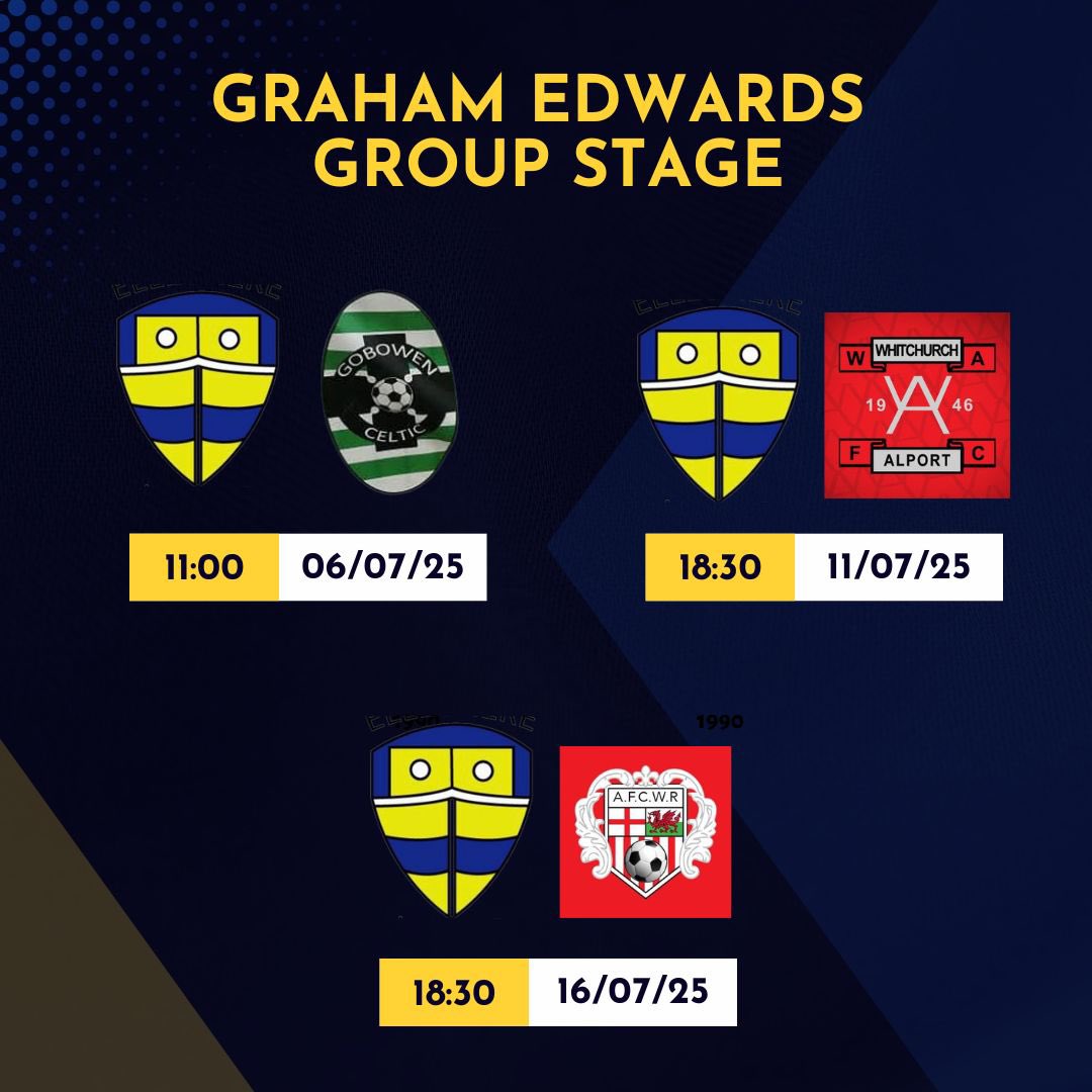 The boys have had their first training session to prepare for this year’s GE tournament 🏆 

Always a great occasion, usually good weather and a multiple games a day. Get yourself down to support the boys if you can ⚽️

Some tough games but we are ready!

Up the mere!!! 🟡🔵