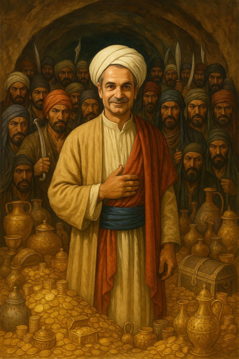 ellinaspiratis's tweet photo. ΟΠΕΚΕΠΕ - Ο Αλί Μπαμπά και οι 40 κλέφτες https://t.co/UWc3XvLa6r