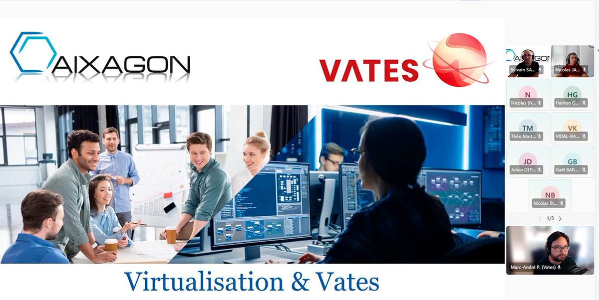 vatesfr's tweet image. Virtualization in motion
Great insights shared during our webinar with Aixagon on the future of virtualization.
Thanks all who joined & to Marc PEZIN, our CMO, for presenting our vision.
If you’re interested to collaborate on a webinar, contact us on
👉vates.tech/contact/