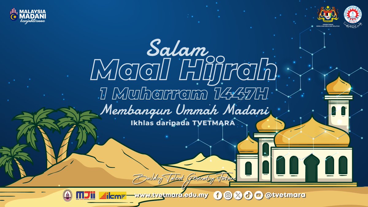 tvetmara's tweet photo. ๐ฆ๐๐๐๐ ๐ ๐๐๐ ๐๐๐๐ฅ๐๐ ๐ญ๐ฐ๐ฐ๐ณ๐
.
"Membangun Ummah Madani"
#tvetmara
#JomMasukKKTMMJIIIKM
#BuildingTalentGeneratingFuture https://t.co/u0uAUICmKh