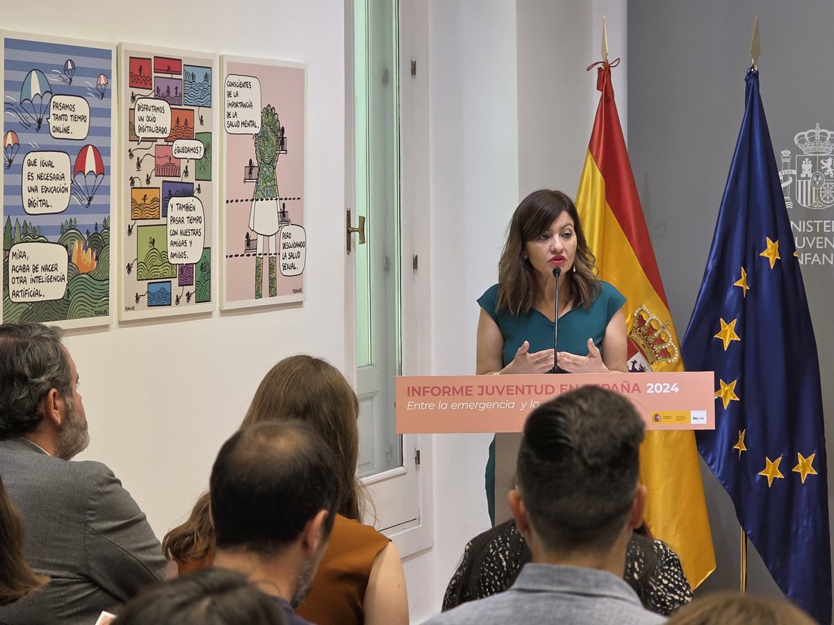 "El IJE nos invita a mirar sin filtros una verdad que muchas veces se oculta tras tópicos injustos: que la juventud no es frágil, es resistente. Que no está dormida, sino crítica. Y que no está perdida, sino comprometida."

🗣 Sira Rego, ministra de Juventud e Infancia.