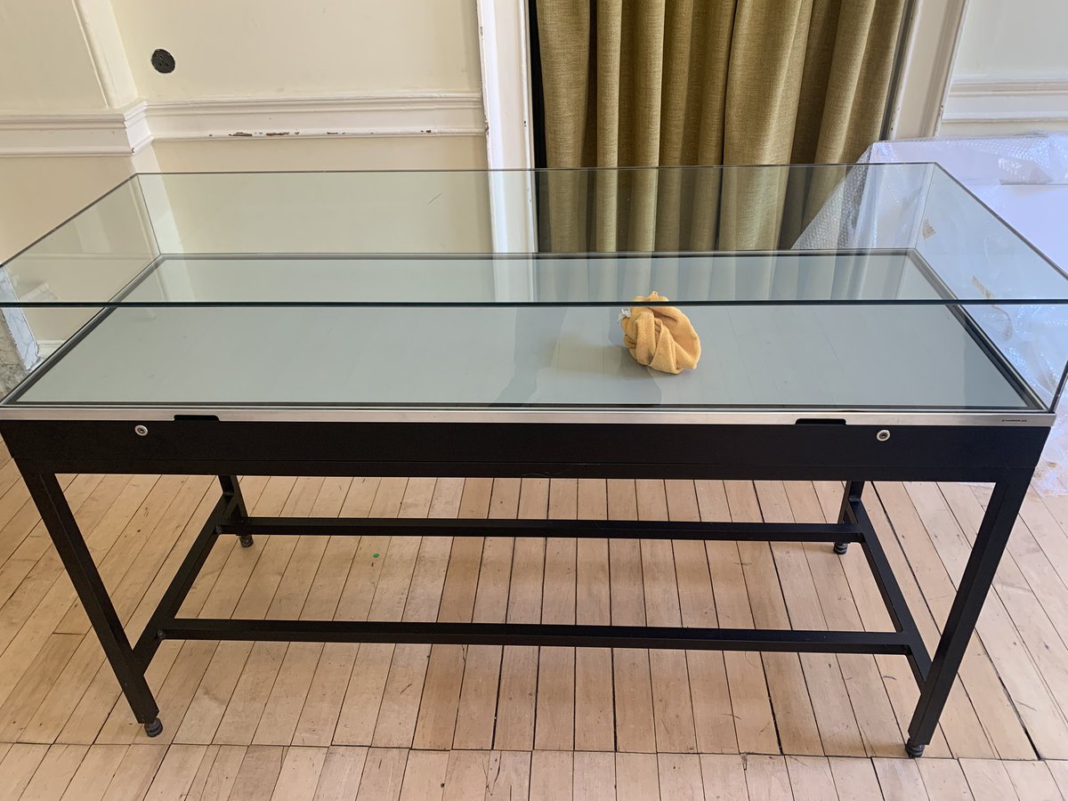 The #RemarkableBooks exhibition installation is going well… thanks to <a href="/BathPresTrust/">Bath Preservation Trust</a> for lending this case