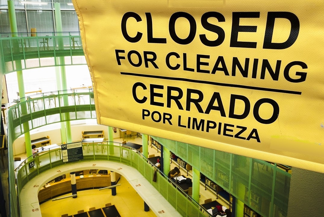🧹🧽 A partir de mañana, que terminan los exámenes, cerramos unos días en #Interfacultativo para tareas de #limpieza anual extraordinaria:
🔐Del 28 de junio al 6 de julio.