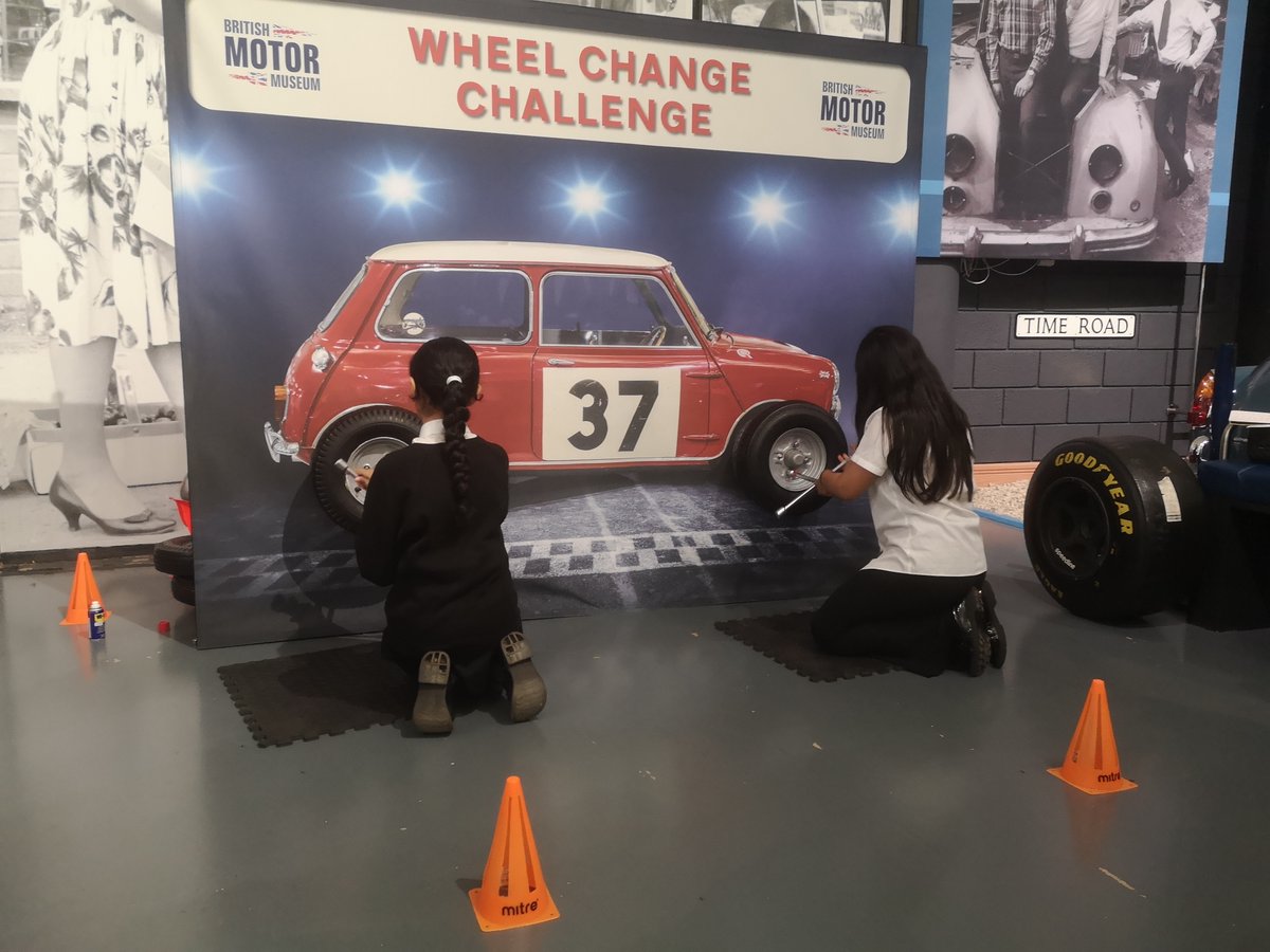 Our Year 7 Aspire pupils had a fantastic day at the STEM event at the British Motor Museum! 🚗💨 From million pound cars to a wheel change challenge &amp; building aerodynamic planes - it was hands-on, fun &amp; inspiring! Well done, Year 7! 👏 

#STEM
#Aspire 
#WorkHardBeKind