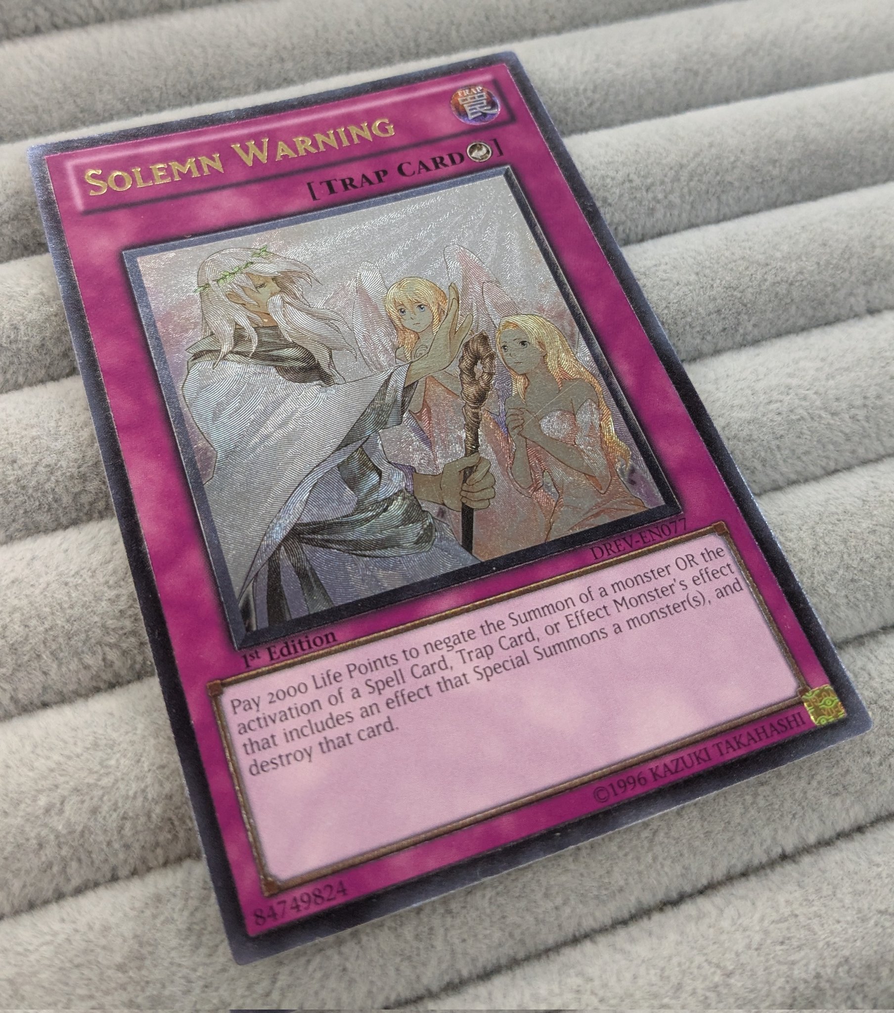 遊戯王】神の警告 レリーフ 英語版 DREV 遊戯王OCG デュエル