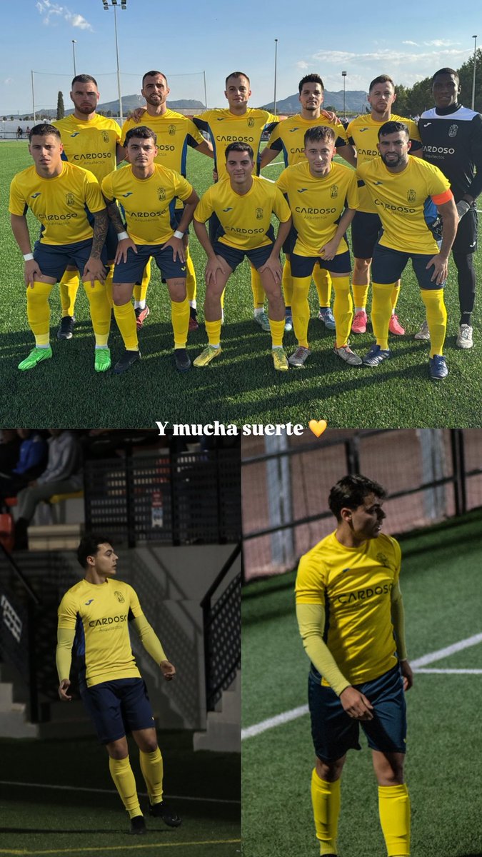 JaviSM96's tweet photo. Gracias y mucha suerte @CDBeniel 🙏🏽💛 https://t.co/D8as7BVBX4