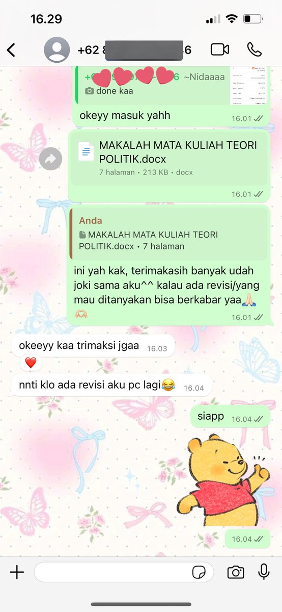 Joki tugas trusted from 10k, cek profil🌷 tweet media