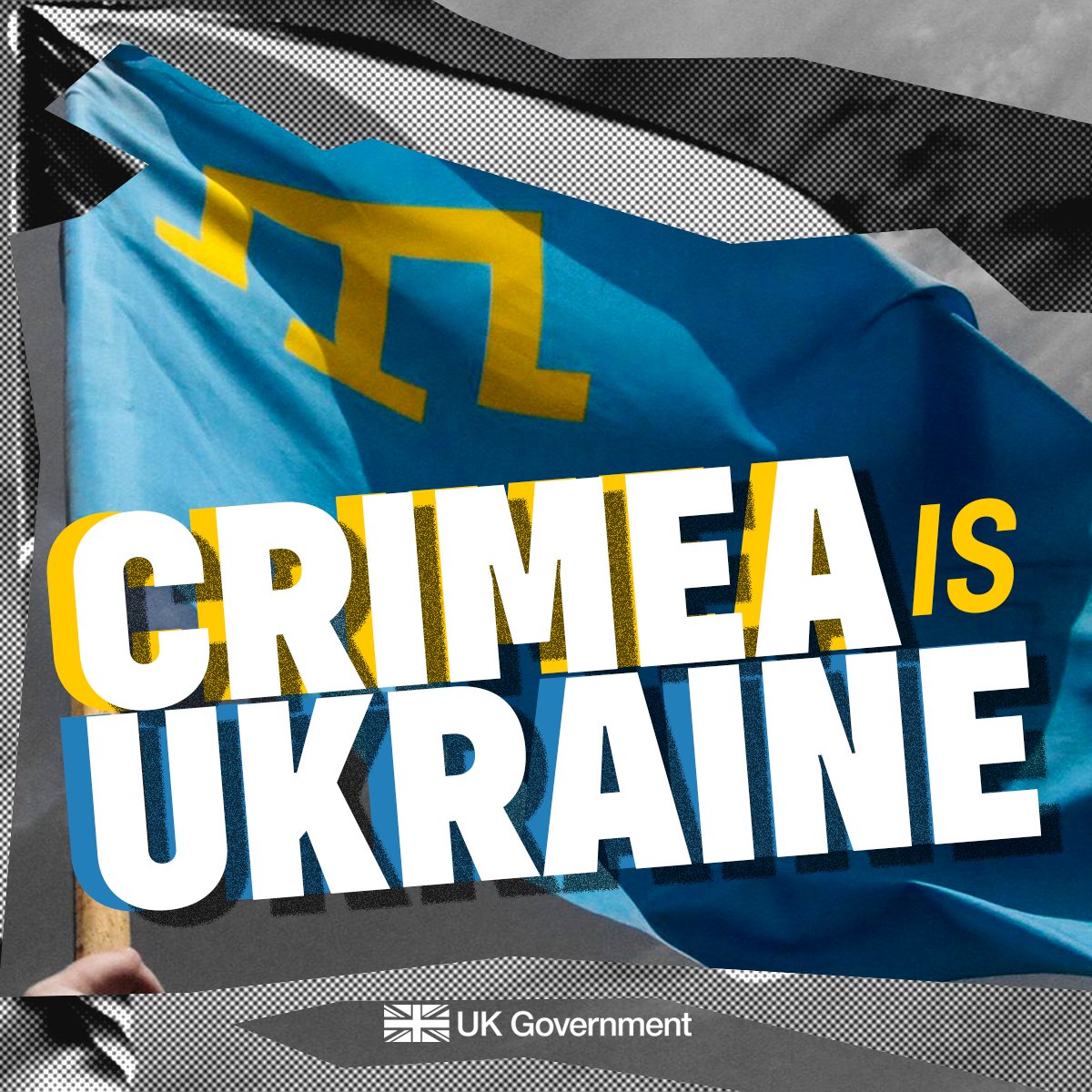 Today, Ukraine celebrates the Day of the Crimean Tatar flag.

On this day and every day, the UK is clear: Crimea is Ukraine, and we will not waver in our support to Ukraine in defending its freedom, sovereignty and territorial integrity.

#StandWithUkraine