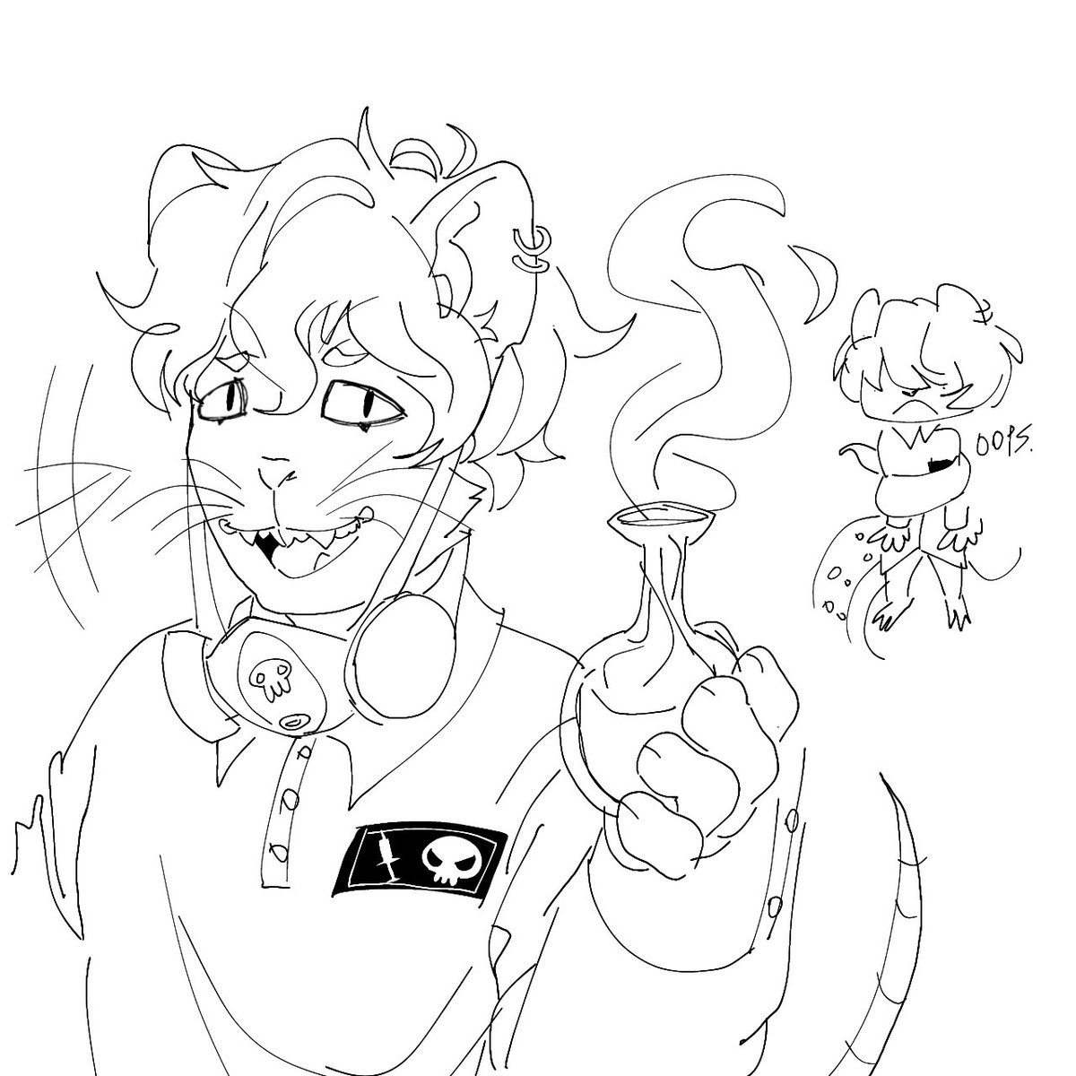 KieoHin's tweet photo. Draw old charaters form eftp(old canon)
Saroad(Dr. mouse) and Mouse chef  
who I don't know his name
#terriblemouse #escapefromthisplace 
#fanart #逃出这个地方 https://t.co/dsTc2nmWe9