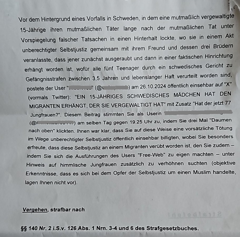 "Diesem Beitrag stimmten Sie als Userin xyz am selben Tag gegen 19:25 zu, indem Sie dreimal "Daumen nach oben" klickten."