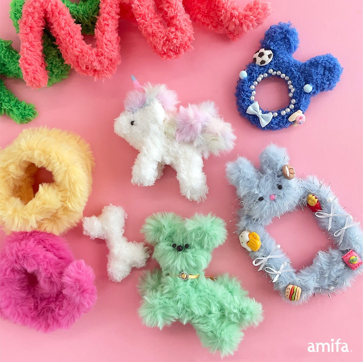 amifa100's tweet image. 🩷🌈💙モールに新色が仲間入り💙🌈 🩷
※動画は音楽が流れますので音量にご注意ください。
まだまだ人気の「モールドール」用モールに新色&新タイプが登場!そしてパーツには角が仲間入りしましたよ🦄
カラバリ豊富なモールなので“推しカラー”を使って自分だけのモールドールも作れます❤️🧡💛💚💙🤎…