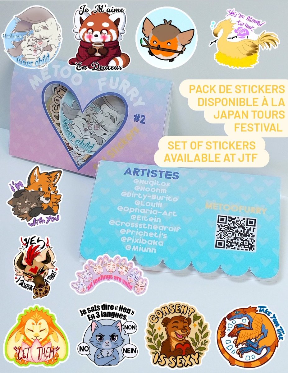 metoofurry's tweet photo. Retrouvez-nous ce weekend à Japan Tours Festival. Nous avons un stand d'informations tenus par des bénévoles au cœur du village furry, à très vite !

#metoo▫️#metoofandomfurry▫️#metoofurry https://t.co/dJDGxxLvZ2